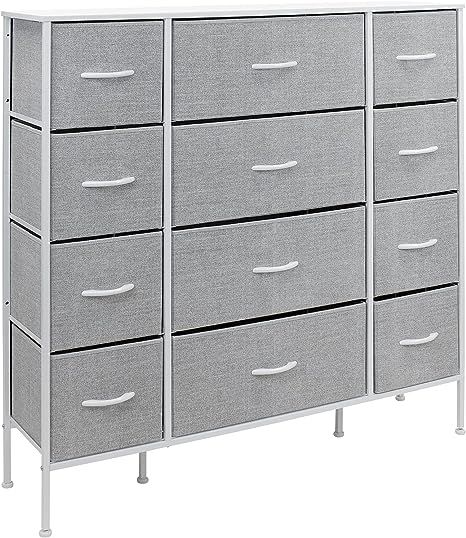 Sorbus 12 Drawer Dresser Organizer Large Bedroom Organization, Clothes Storage Drawers, Closet Or... | Amazon (US)