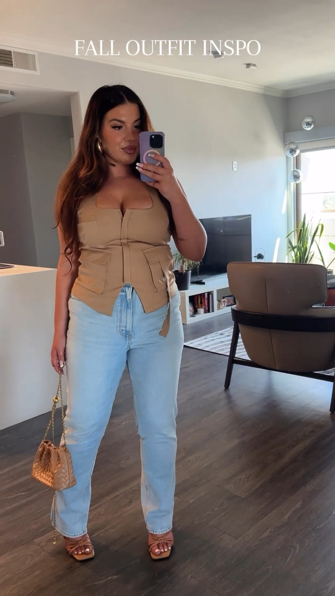 Fall Outfit Inspo ft. this Amazon Cargo Vest Top! I’m wearing my regular L (non-stretch but true to size, but you could also size up if you’re in between!) 🍂🤎🍁

#LTKFindsUnder50 #LTKMidsize #LTKStyleTip