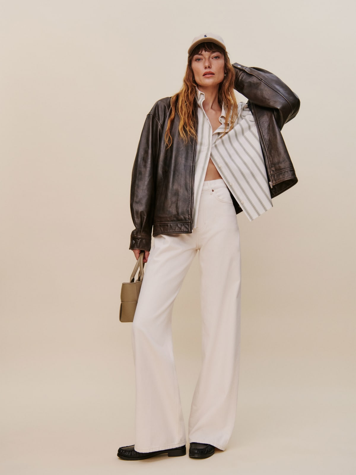 Cary High Rise Slouchy Wide Leg Jeans | Reformation (Global)