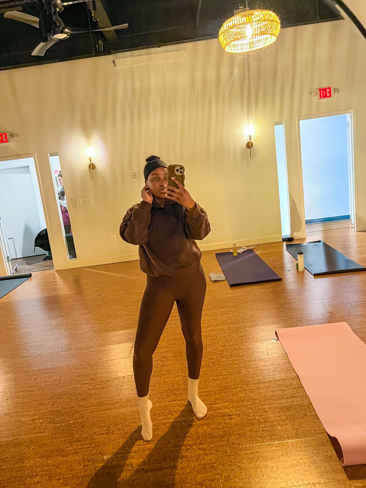I’ve been wearing my hoodie just about everywhere! It’s so soft and warm. Recently wore it over top a workout jumpsuit and felt so cozy. 

#LTKActive
