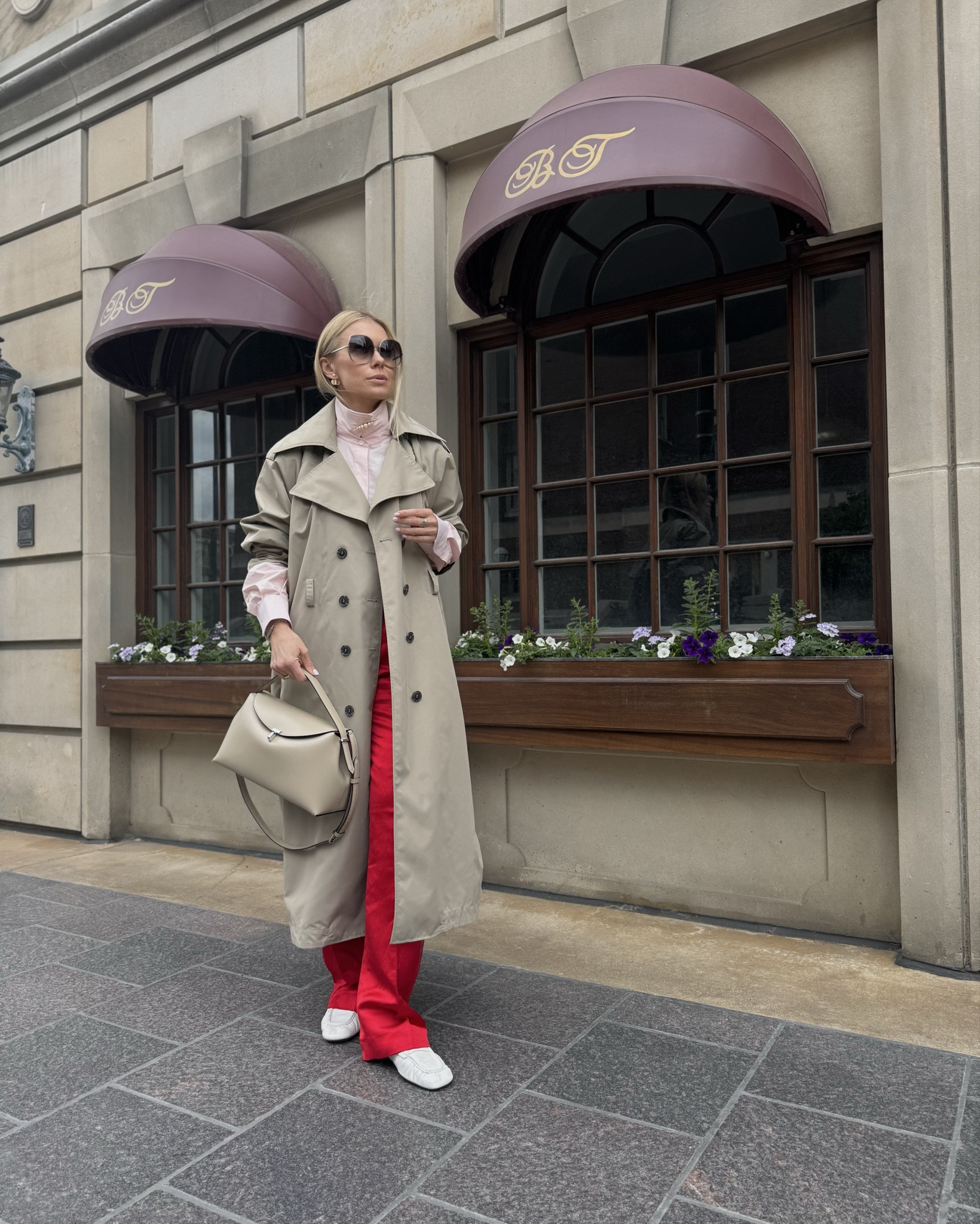 Pop of ♥️ Love to mix red with lighter colors, such as pink, white, khaki and grey. It always looks refreshing and definitely not boring😃. 

#LTKOver40 #LTKSeasonal #LTKStyleTip