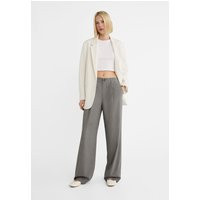 Stradivarius Smart straight-leg trousers Dark grey 12 | Stradivarius (UK)