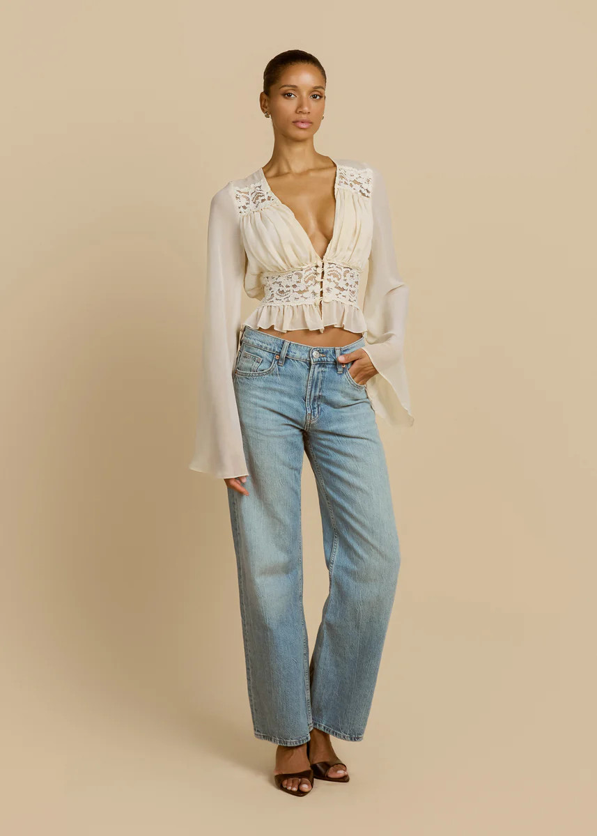 ALESSANDRA TOP IVORY | ARCINA ORI