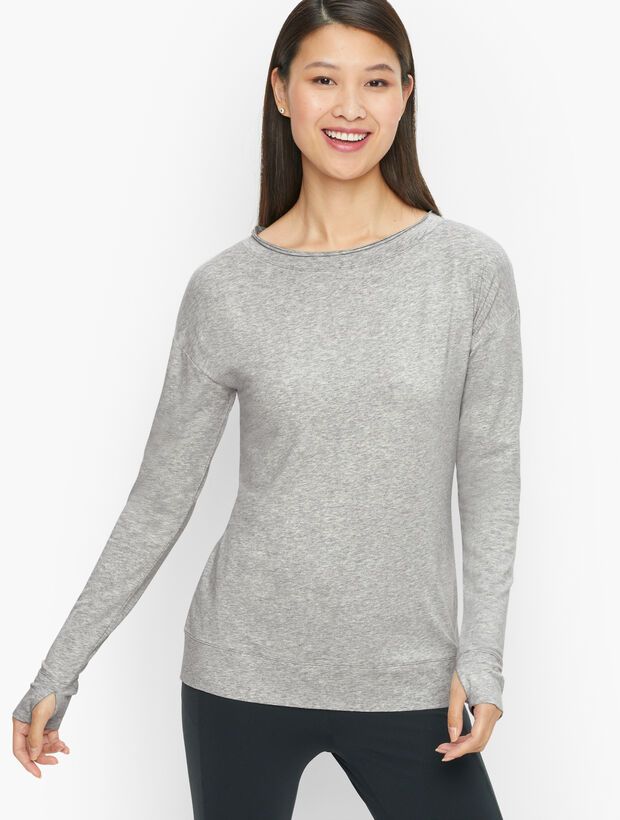 Easy Luxe Bateau Neck Tee | Talbots