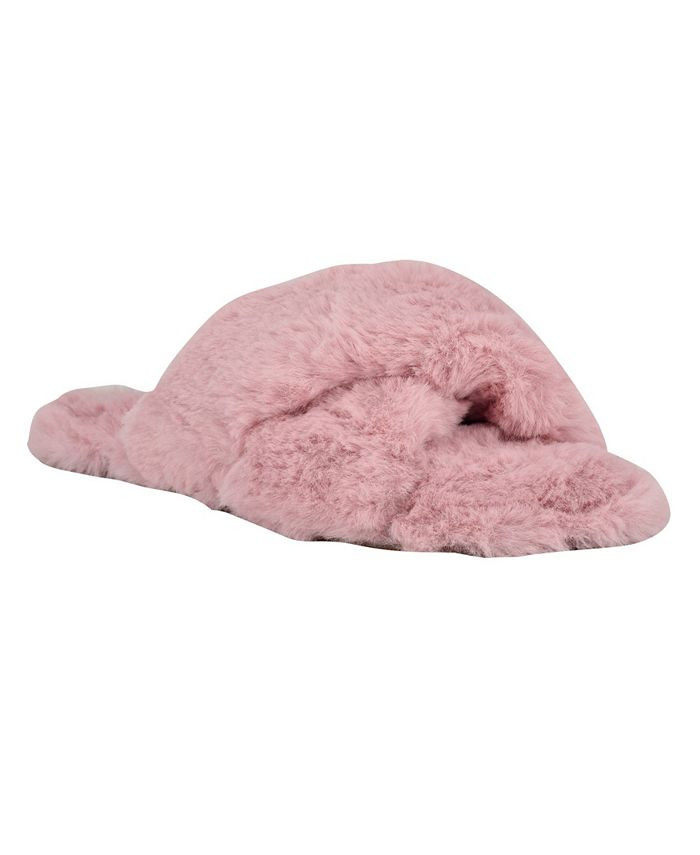 Nine West Women's Cozy Faux Fur Slippers & Reviews - Slippers - Shoes - Macy's | Macys (US)