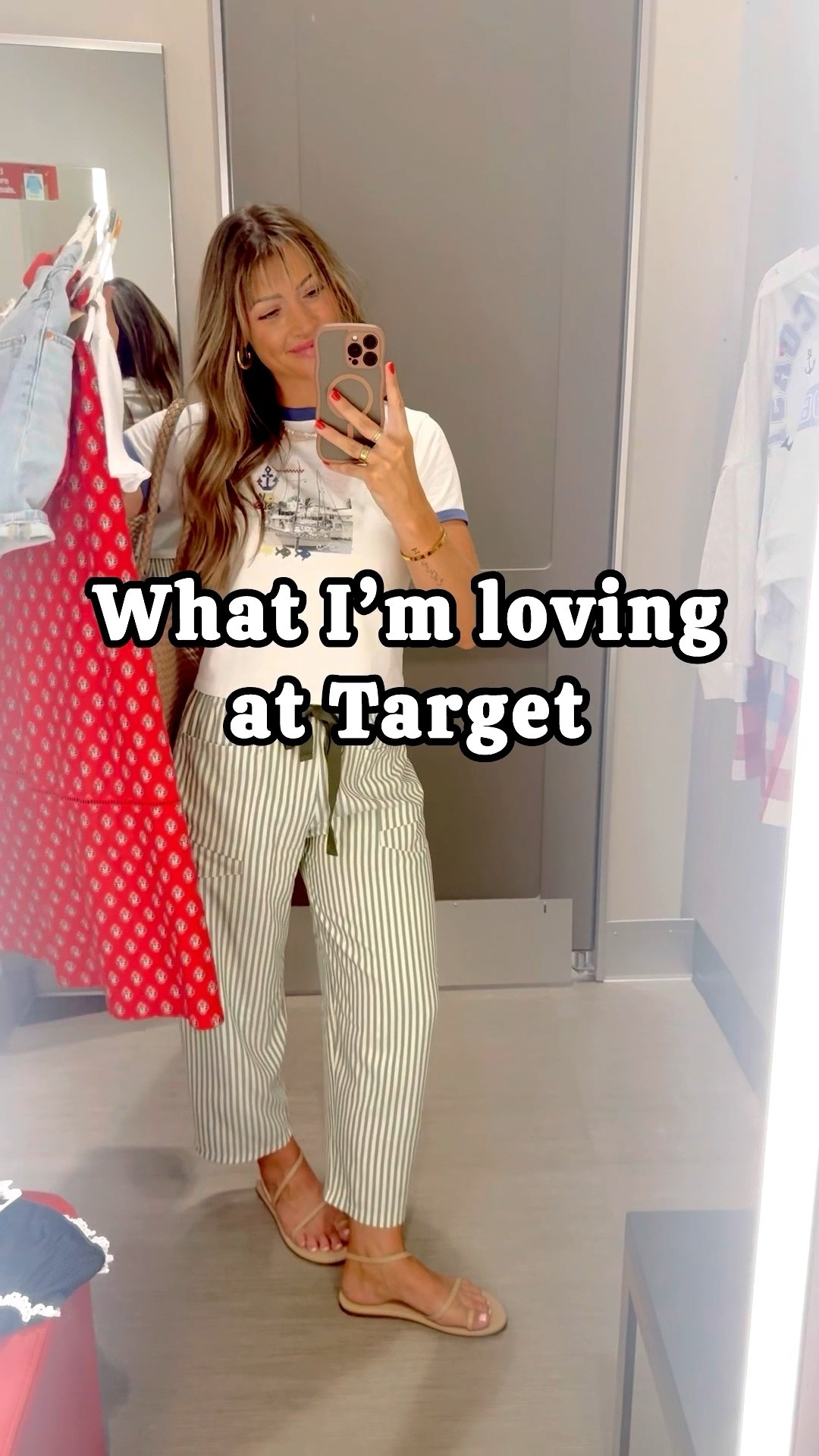 NEW at Target!! PS: the sale ends TONIGHT! Sizing info: I’m usually an XS in normal clothing but S in activewear or size 2 at Target for reference.. I sized up to a 4/27 in the Levi shorts— if you’re built like me with thicker thighs, go UP! No stretch. But LOVE. If you have slim legs, your normal size is fine. I did XS in everything else except a small in the active dress.. usual sizing for me! And I did size up in the USA pullovers for an oversized look.. personal preference. The fold-over pants I did S instead of XS. 

Target sale
Target circle
Target finds
Americana
July 4th
Boat day 
Lake days 
Red white blue 
Sweatshirt 
Active dress
Summer outfits
Beach trip
Travel outfit 
Maxi skirt 
Mom outfit 
Casual outfits