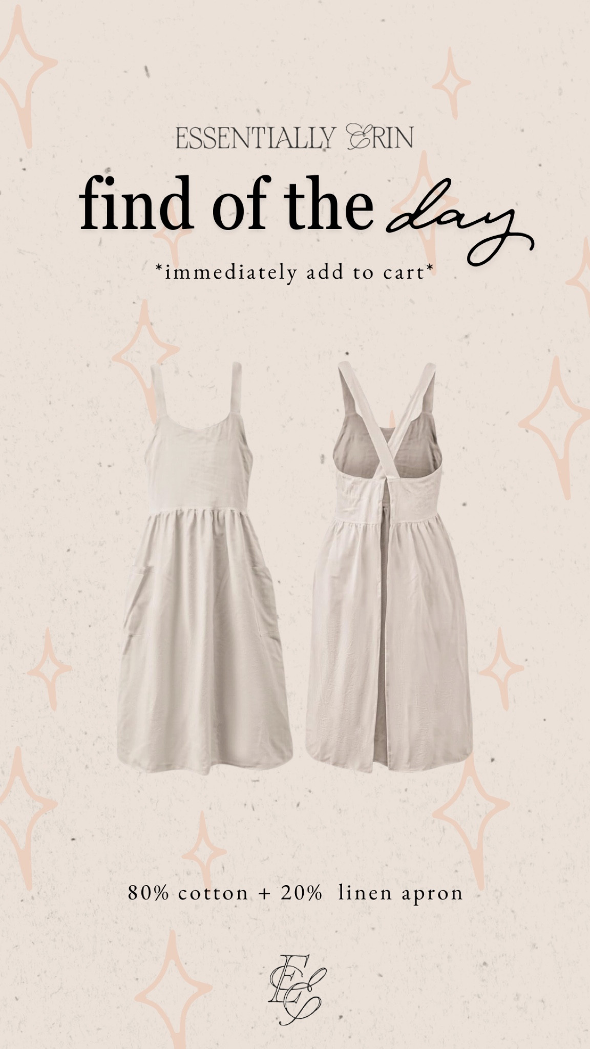 Cotton linen apron - a fair kitchen maiden must-have!

#LTKU #LTKHome #LTKGiftGuide