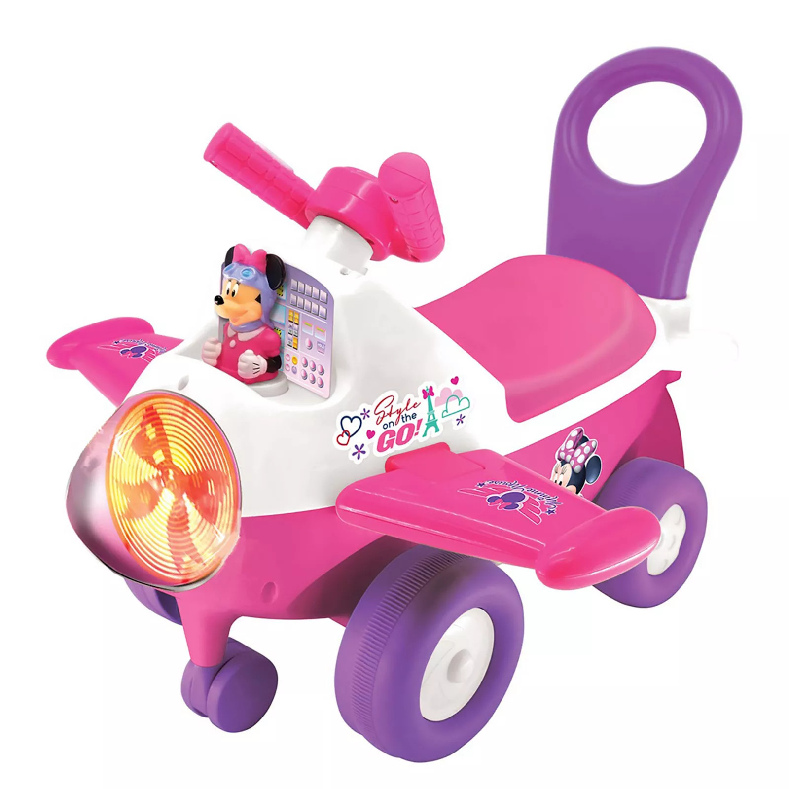 Disney's Minnie Mouse Activity Plane Ride-On by Trademark Global, Multi | Kohl's
