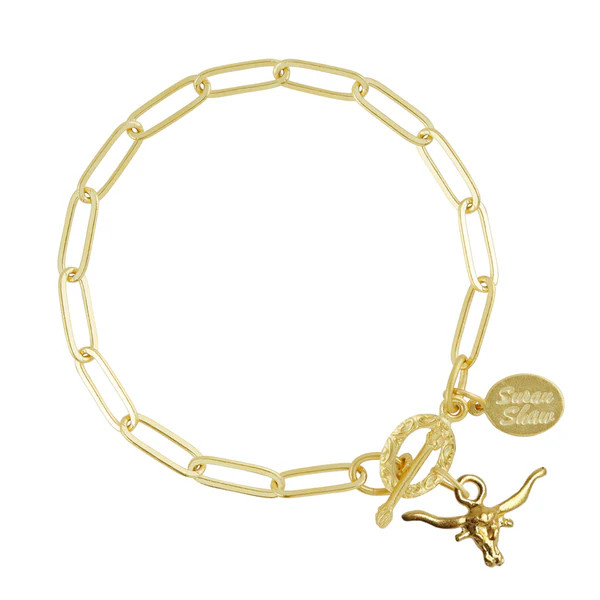 Longhorn Paperclip Bracelet | Susan Shaw