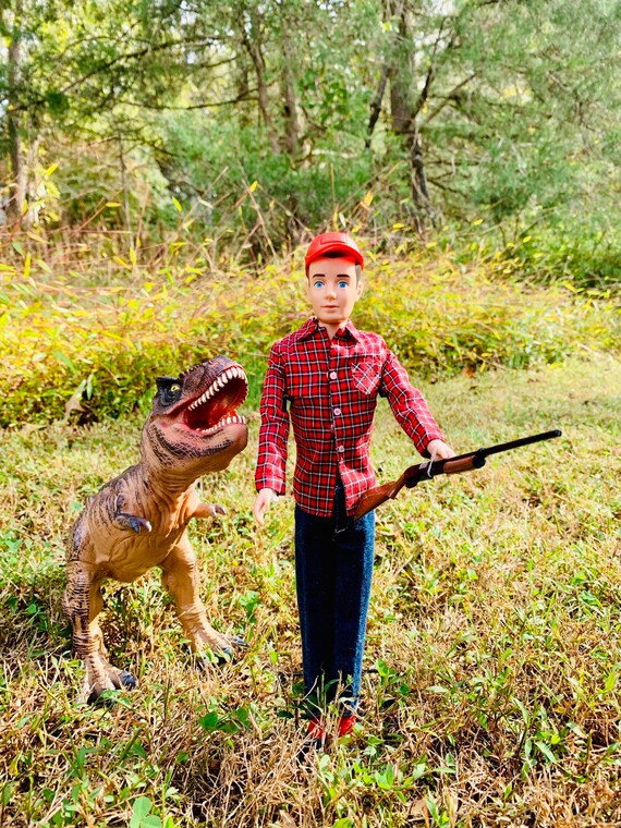 Vintage Ken Goes Hunting With Dino Fine Art Photograph | Etsy (US)
