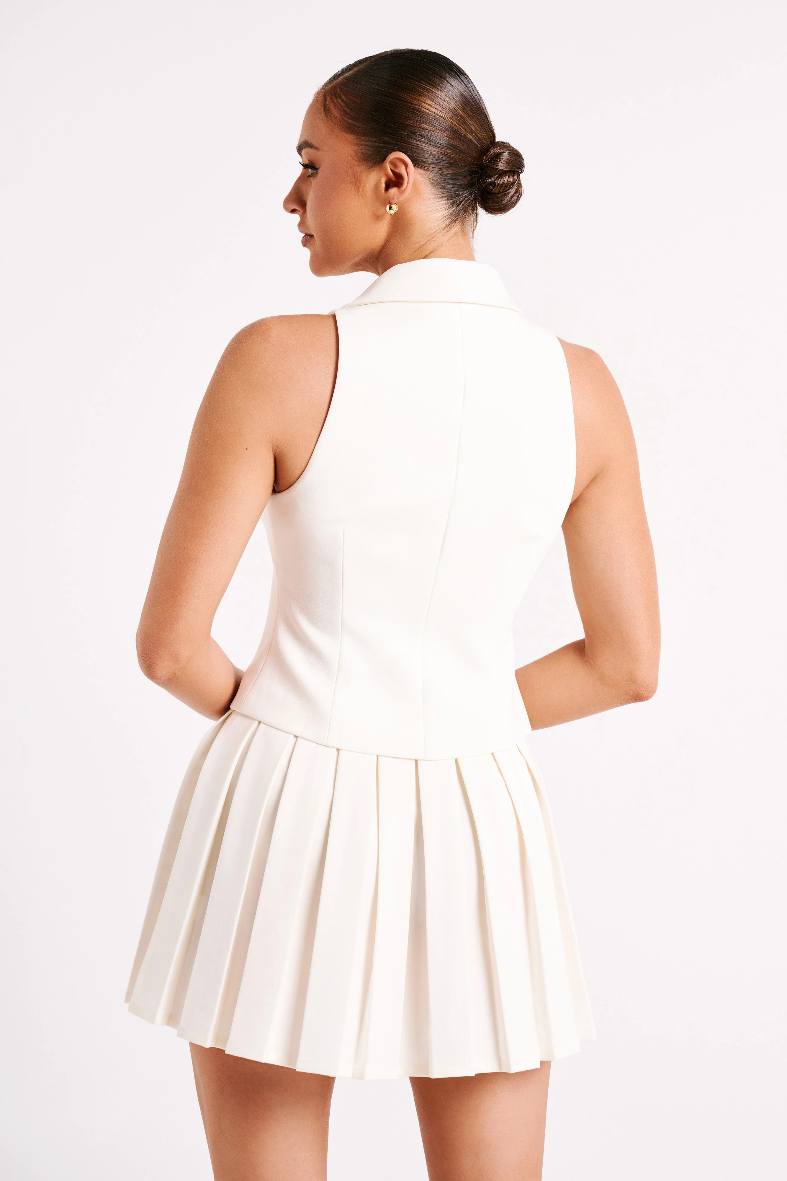 Mura Suiting Vest - Ivory | MESHKI US