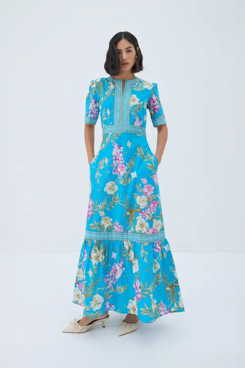 RAISHMA Darcie Blue Dress at Nordstrom, Size 18 | Nordstrom