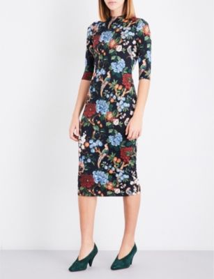 Delora mock neck stretch-jersey dress | Selfridges