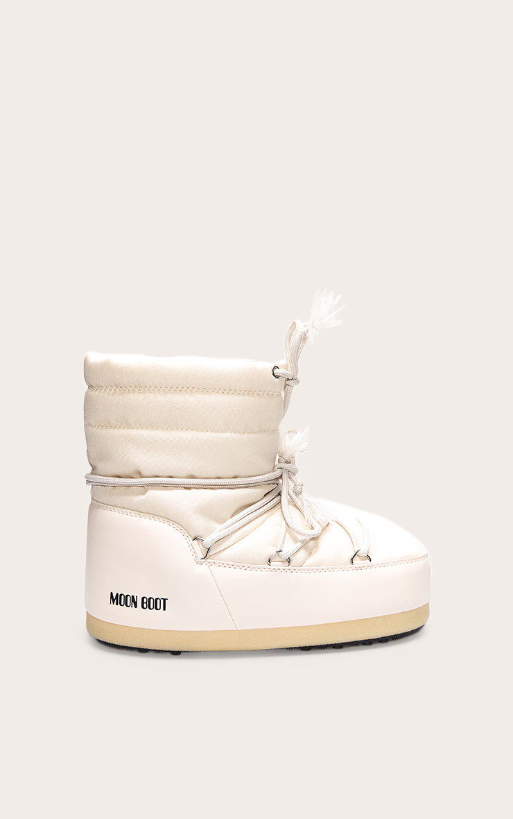 MOON BOOT Cream Evolution Icon | PrettyLittleThing UK