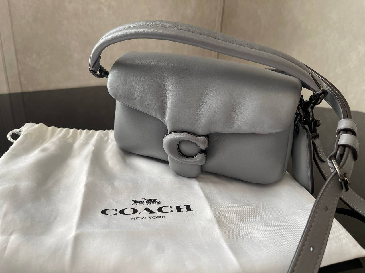 Coach Pillow Tabby 18 Women's Shoulder Bag Nappa Leather | eBay US