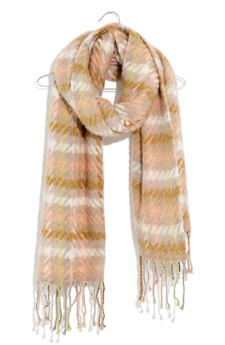 Madewell Barwell Plaid Oversize Scarf | Nordstrom | Nordstrom
