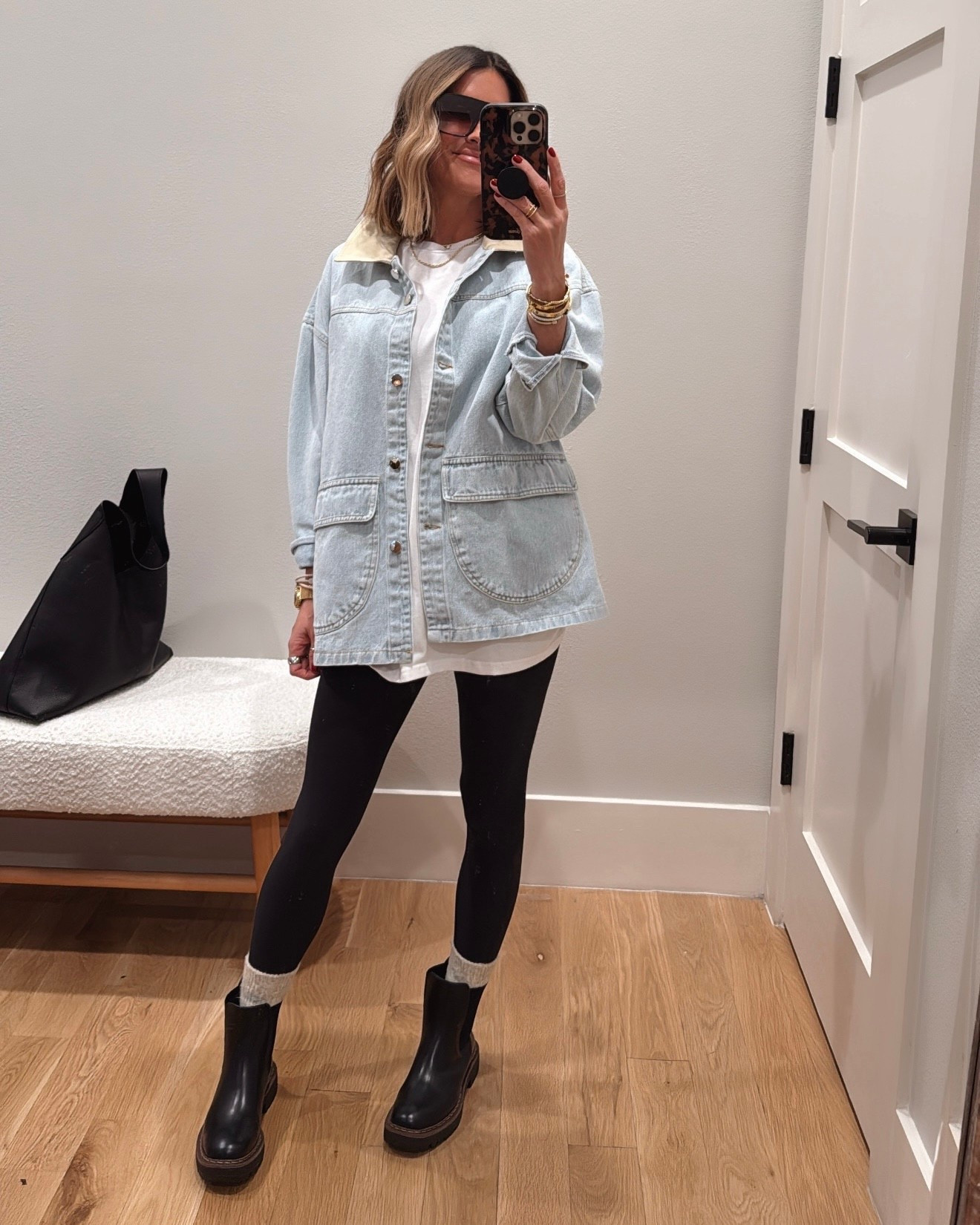 Casual-cute!
Size small in jacket, xs in leggings 



#LTKShoeCrush #LTKFindsUnder50 #LTKSeasonal