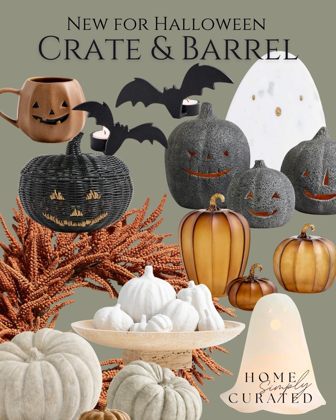 Halloween decor people will be asking you about! 


Crate and barrel, Halloween decor, home decor, marble board, pumpkins, fall wreath, seasonal finds, Jack o lantern, coffee mug

#LTKSeasonal #LTKHome