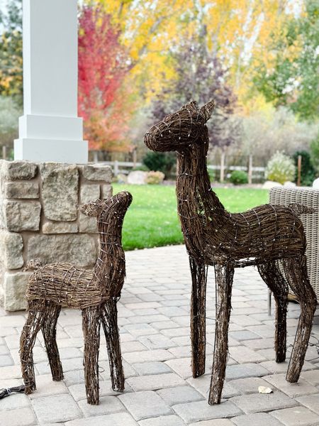 I love this woven set of deer😍

#LTKhome #LTKHoliday #LTKSeasonal