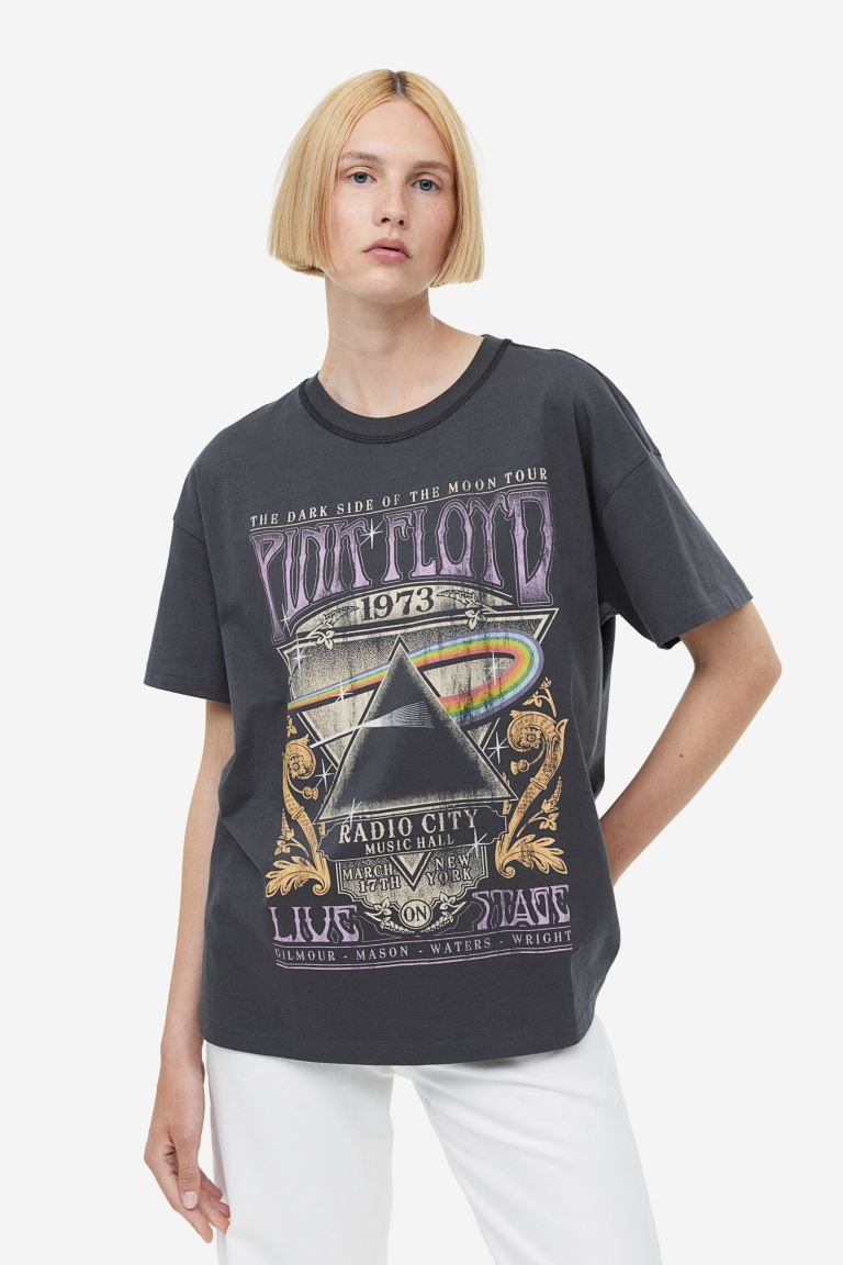 Oversized printed T-shirt | H&M (UK, MY, IN, SG, PH, TW, HK)