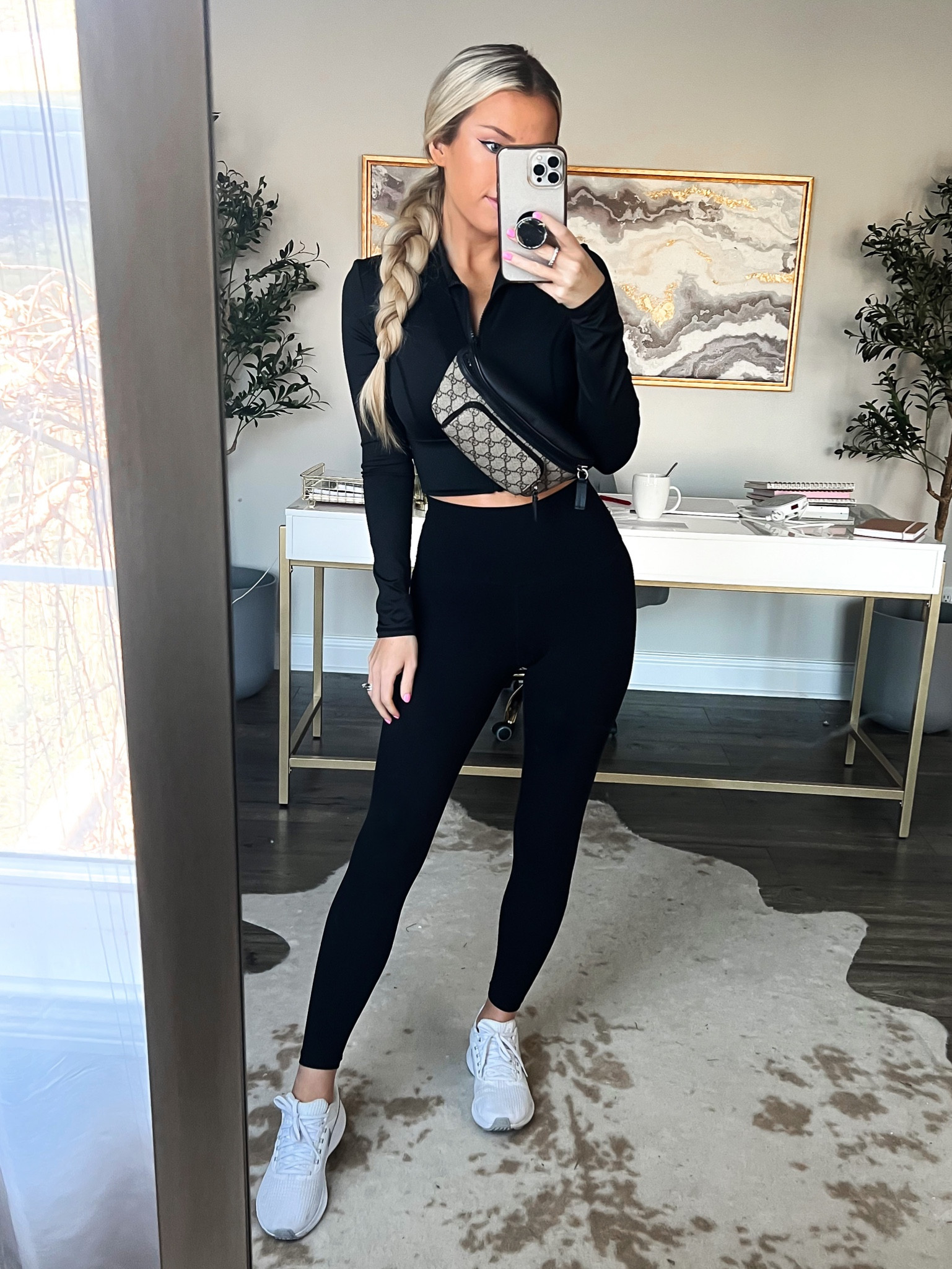 Workout outfit. Amazon active wear. Amazon leggings. Nike running shoes. White running shoes  

#LTKitbag #LTKfit #LTKshoecrush