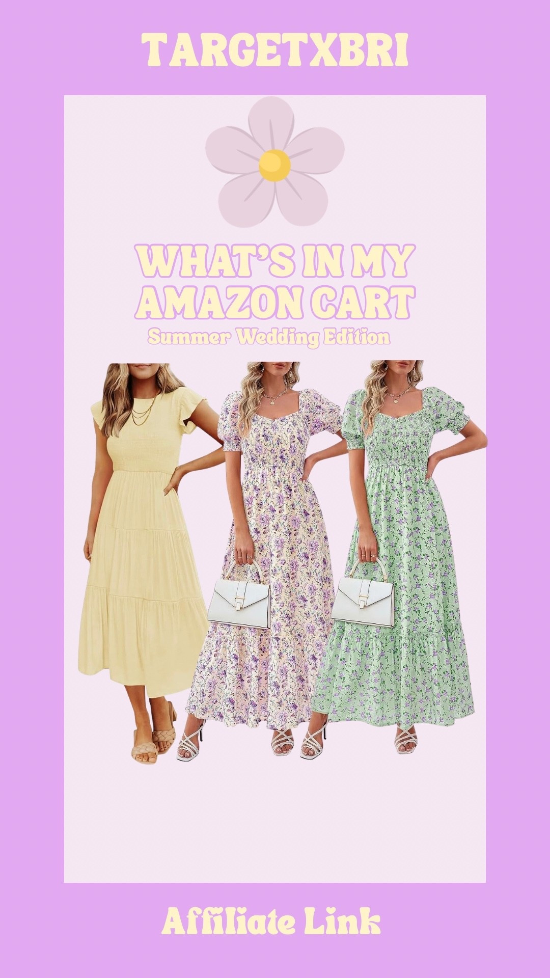 Summer wedding season is here! My current finds for the occasion! 💛💚💜