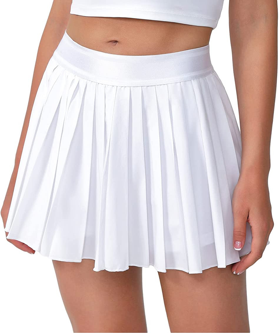 Eleloveph Women's Pleated Tennis Skirt-Flowy Athletic Design,Suitable for Golf, Skater, Running S... | Amazon (US)