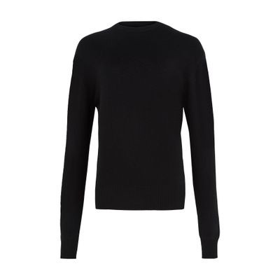 Round neck sweater in cashmere | 24S US
