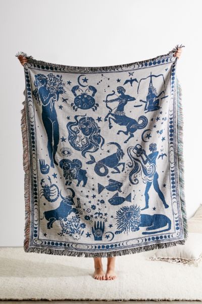 Zodiac Woven Throw Blanket | Urban Outfitters (US and RoW)