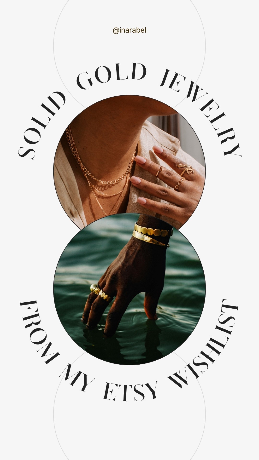 Solid gold jewelry pieces from my Etsy wishlist 🌟🌟 #etsy #jewelry #gold
