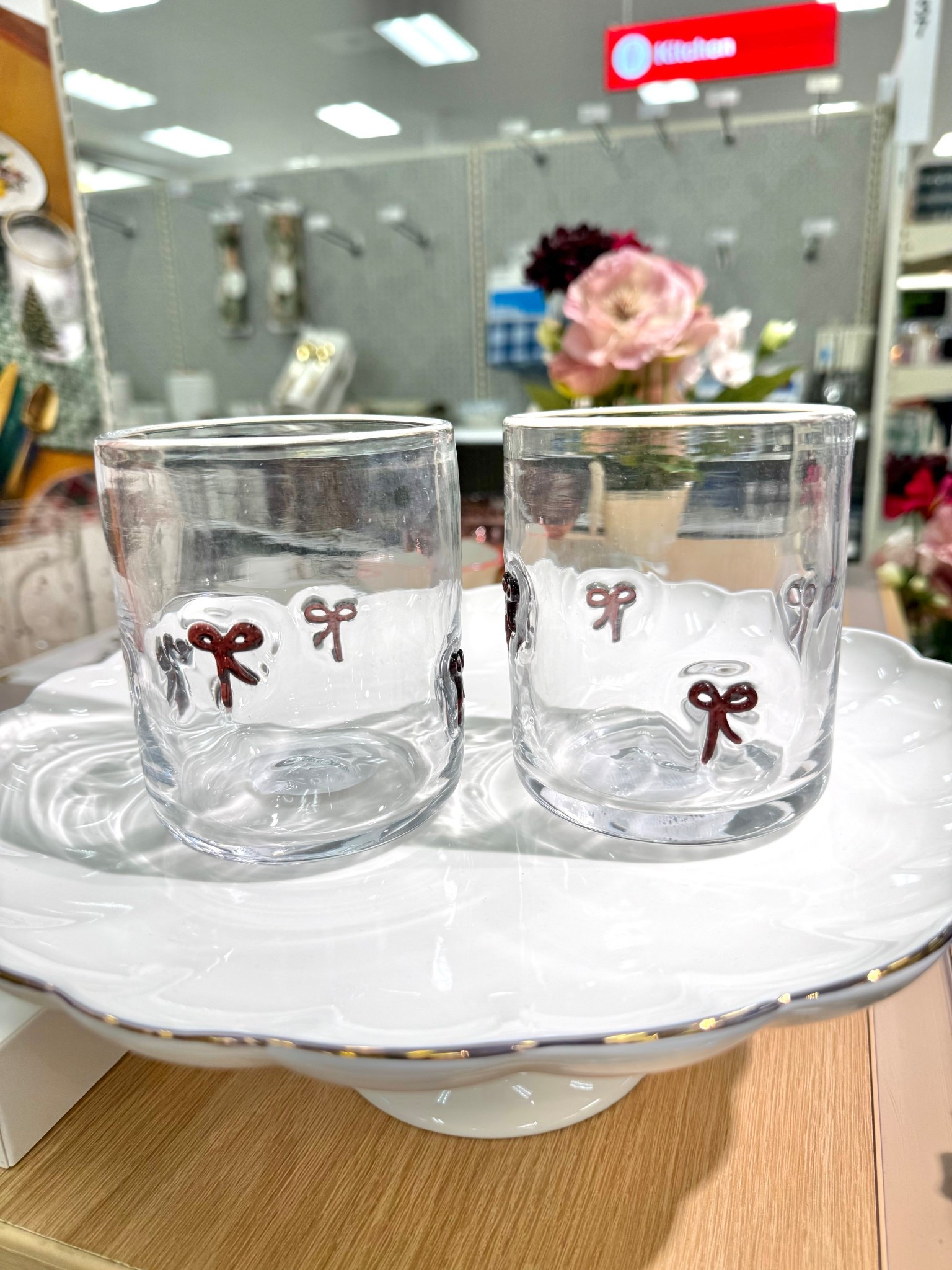 The cutest valentines glasses now available at target! These bows are so dainty and they are so affordable. 🩷

#LTKFindsUnder50 #LTKHome #LTKSeasonal