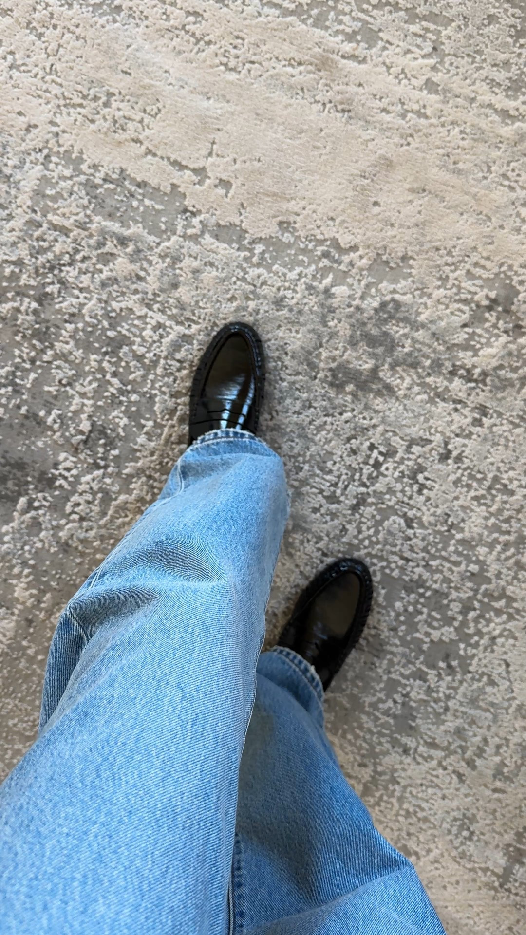 Casual chic loafer mules. Modern classic style. I’ve been wanting add a pair of loafers to my wardrobe for a while now, but couldn’t seem to find the right ones for me. Searching for more casual to wear mostly with jeans. I’m still looking to try a full loafer style, but these mules drew me in. I love ruched leather look. 
- Sizing seems true to size. I usually take a 6 in flats and that’s what I have here. If you intend to wear thicker socks, you could size up. 
- Comfy out of the box and seems to be good quality to last beyond a season. 
- These jeans are a good staple classic straight leg that also comes in ankle length. True 100% cotton denim that gets better with time. I size up in this style. 
- Classic cable knit sweater in an oversized fit. 
- Favorite staple white t-shirt as a base layer. 
- Convertible leather bag. Mid-priced luxury bag  


#LTKSaleAlert #LTKWorkwear #LTKOver40