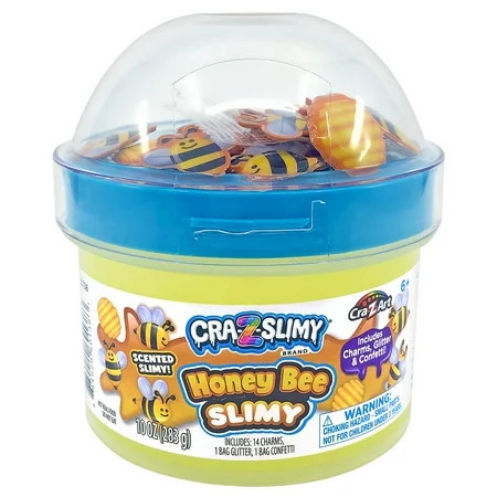 Cra-Z-Art Cra-Z-Slimy Honey Bee Slime, Yellow Slime, Ages 6 and up | Walmart (US)