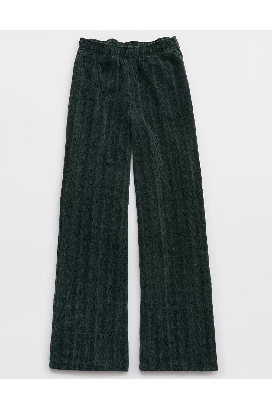 OFFLINE By Aerie Cable Lounge Trouser Women's Mystical Green XL | Aerie