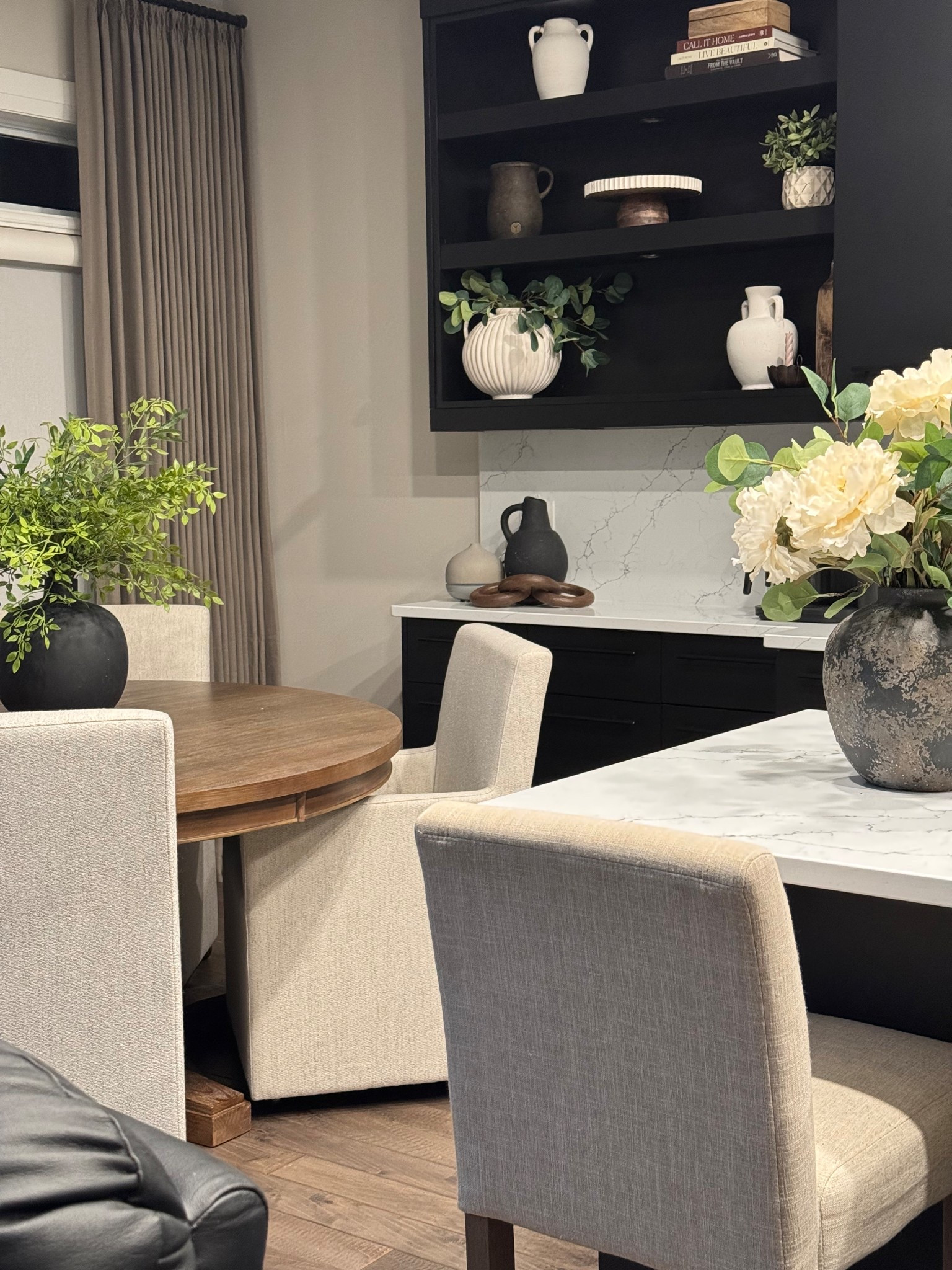 Dining area - lots of questions on our table and chairs!!  Perfectt

#LTKSaleAlert #LTKHome