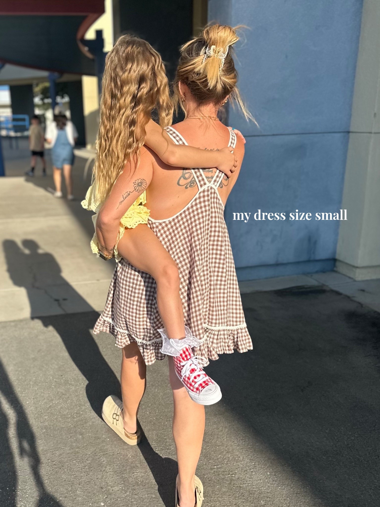 Me + my mini’s ootd 🌼 

Size Small in my dress
Sis’ outfit is sold out in yellow but I linked the white + her red gingham platform shoes  

#LTKStyleTip