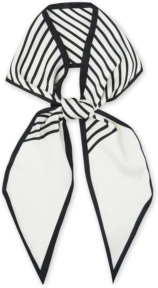 vimate Hair Scarf for Women Fashion Satin Silky Feeling Neck Scarf Bag Purse Scarf for Handbag Ha... | Amazon (US)