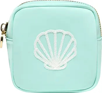 Mini Embroidered Nylon Pouch | Nordstrom