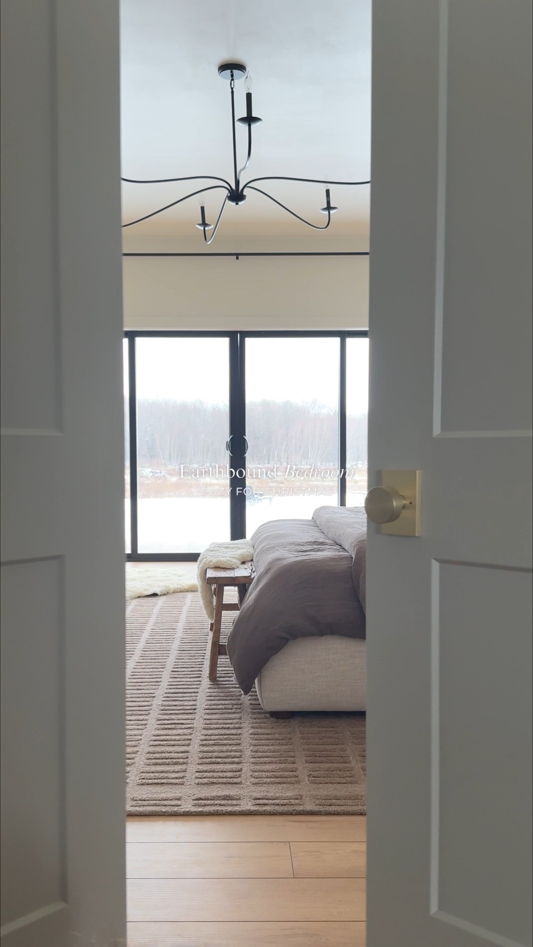 Earthy layers, soft light, and a bedroom that feels slow and calm for Christmas. 🎄❄️

#LTKsale #LTKholiday #LTKhome