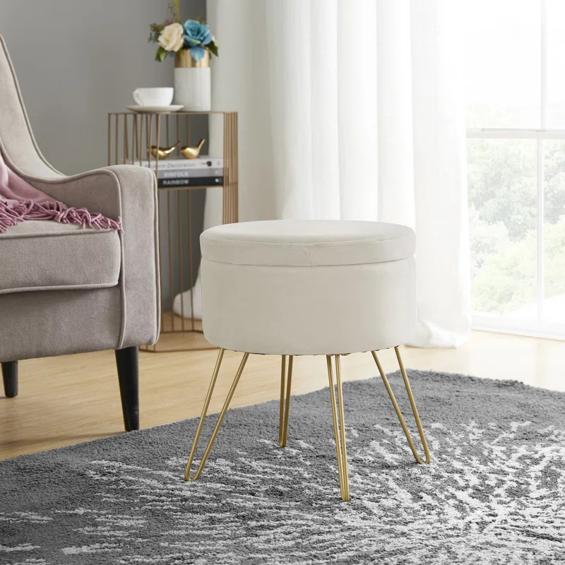 Wolfeboro Upholstered Storage Ottoman | Wayfair North America