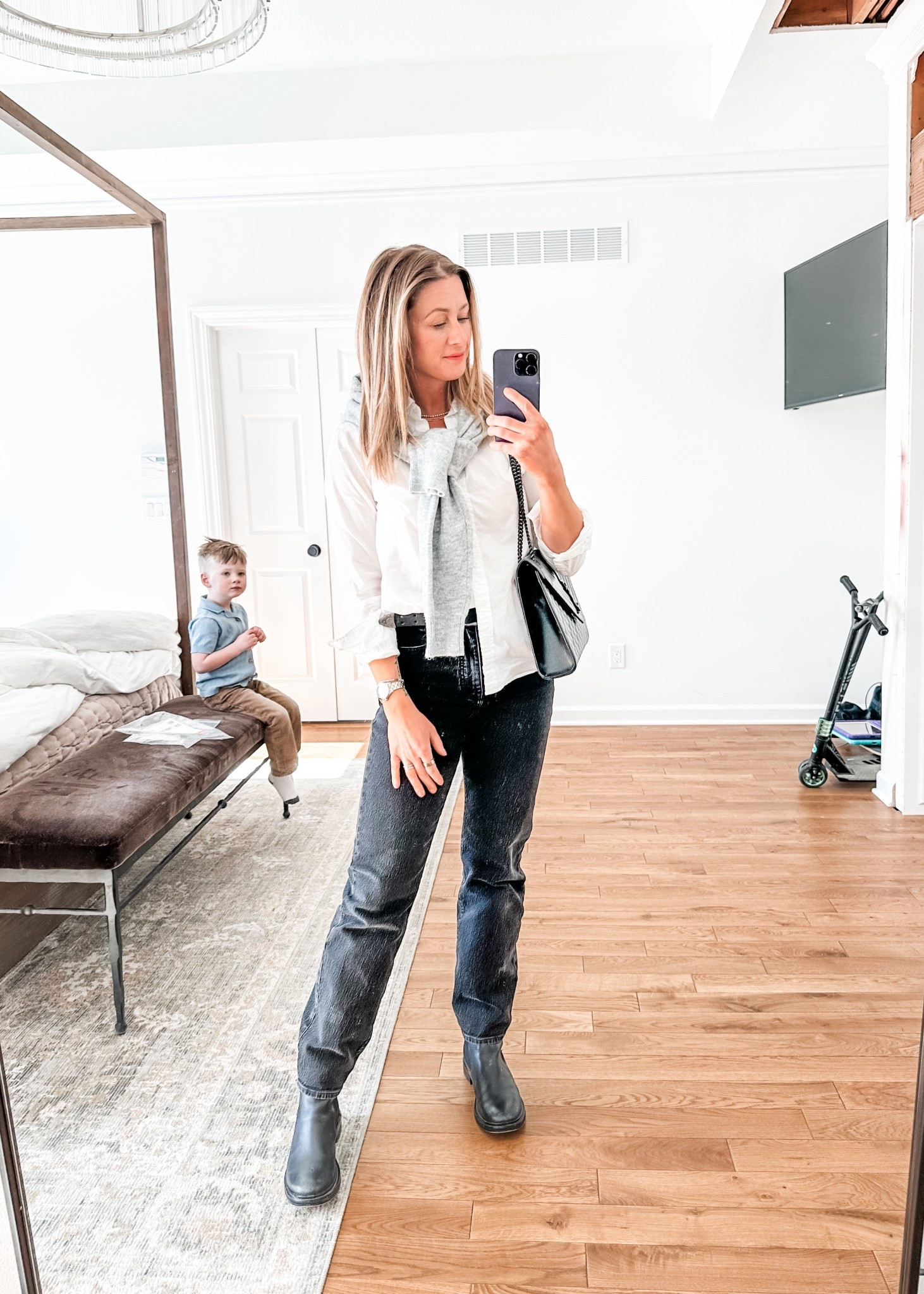 Church outfit. Felt a little preppy classic and I’m not mad about it! Crisp white button up on sale  

#LTKSaleAlert #LTKWorkwear #LTKdayinmylife
