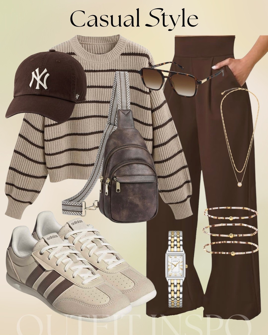 Brown casual outfit style 🤎

#LTKFindsUnder50 #LTKgrwm #LTKootd