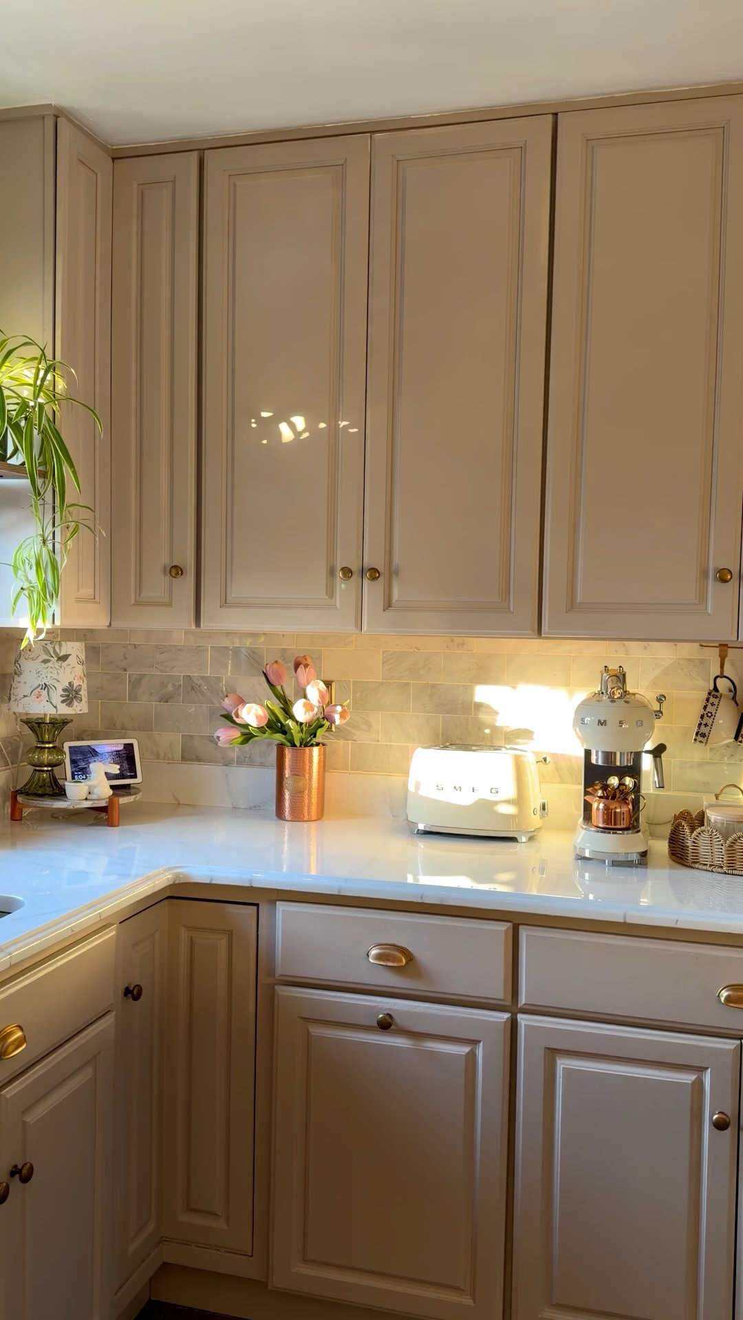 FEELING IN A BRAND NEW KITCHEN! This DIY saved me a lot of money and looks amazing. 
Full makeover on my YouTube Channel. This is the product I used to restore the counters and some of my items  

#LTKdayinmylife #LTKHome #LTKU