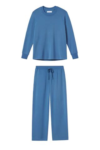 Relax Pants Set in Moonlight Blue | LAKE Pajamas