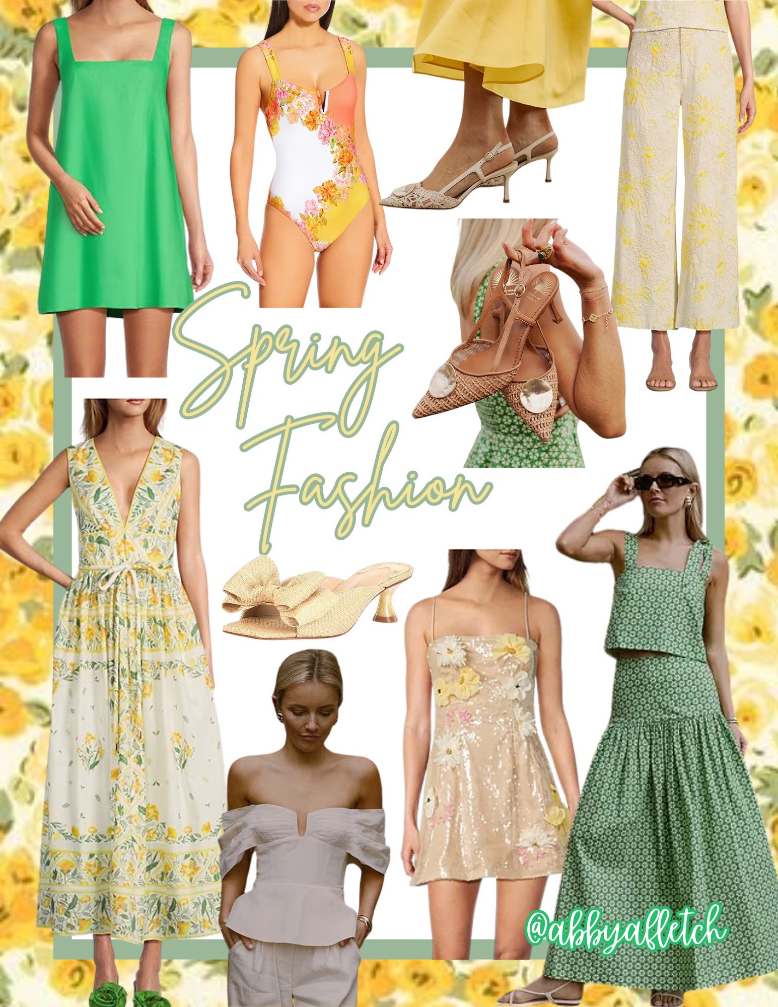 yellow and green coastal spring/summer inspiration💚💛

loving this coastal vibe and color combo!! perfect for everyday and vacations vibes😎

#LTKSpringSale #LTKSeasonal #LTKStyleTip