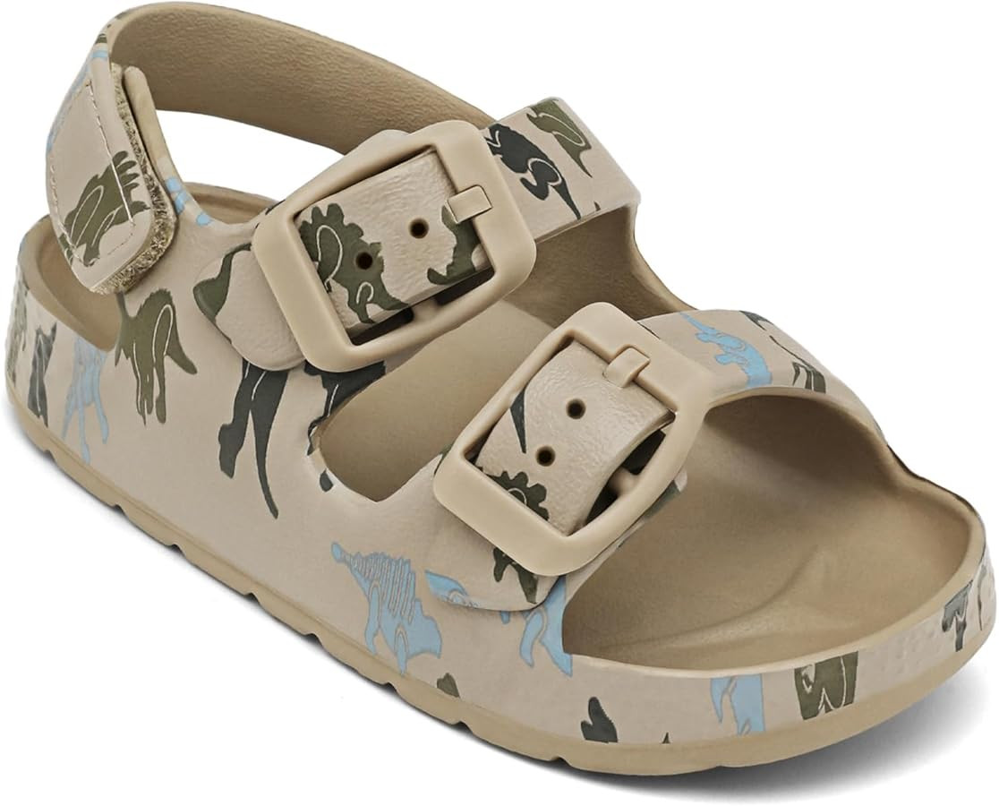 ChayChax Toddler Boys Girls Double Buckle Sandals Children's Adjustable Back Strap Water Sandal | Amazon (US)