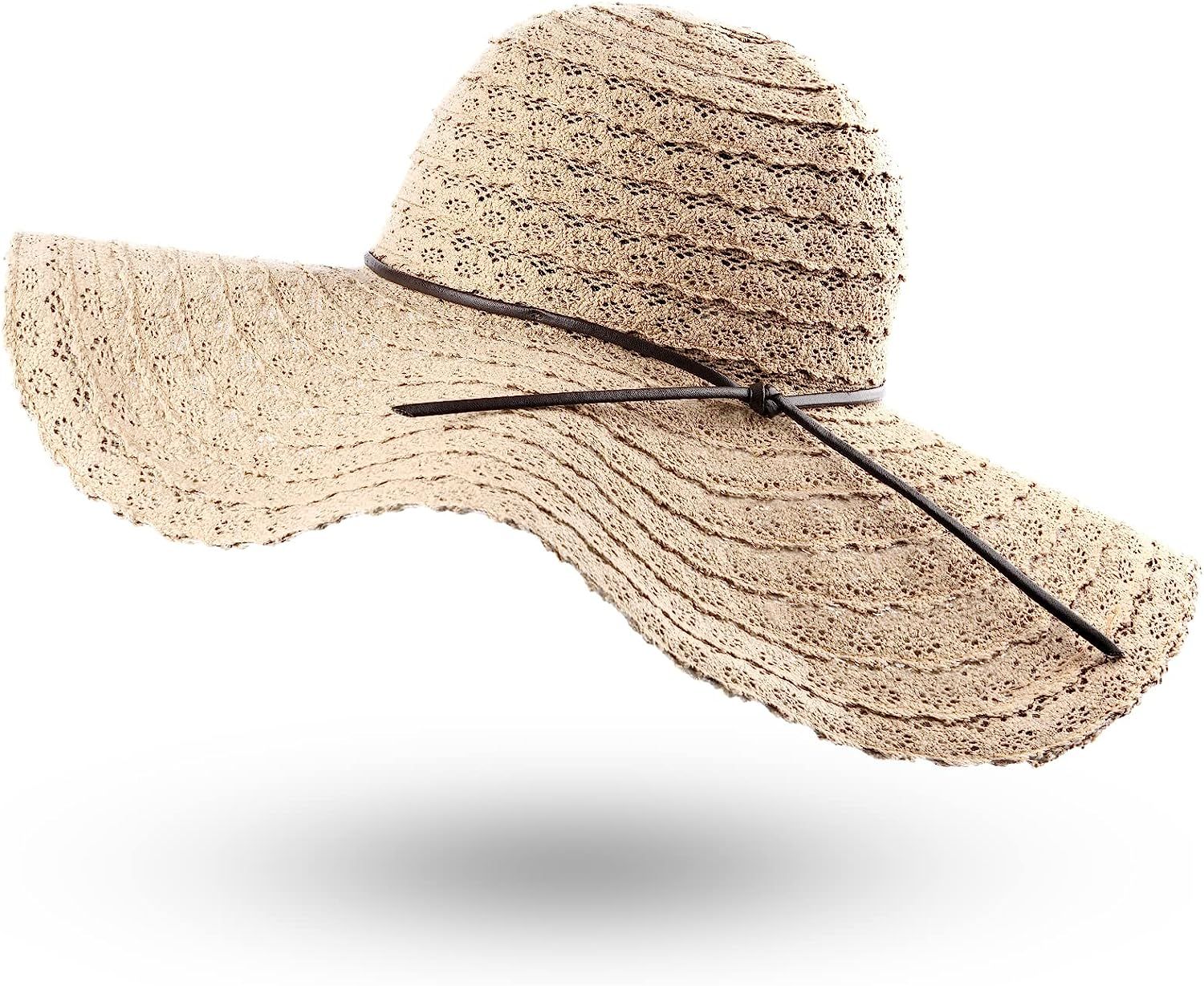FURTALK Summer Beach Sun Hats for Women Wide Brim Foldable Floppy Travel Packable UPF Hat at Amaz... | Amazon (US)