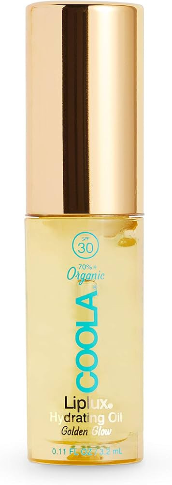 COOLA Organic Liplux Lip Oil And Lip Gloss Sunscreen With SPF 30, Dermatologist Tested Lip Balm F... | Amazon (US)