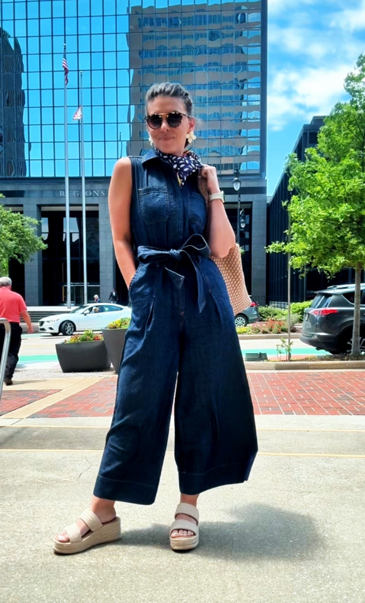 Outfit of the Day! Walmart Romper!! I’m 5’4” and a 4/6. Wearing an XS in the romper with plenty of room!

#LTKFindsUnder50 #LTKPetite #LTKWorkwear