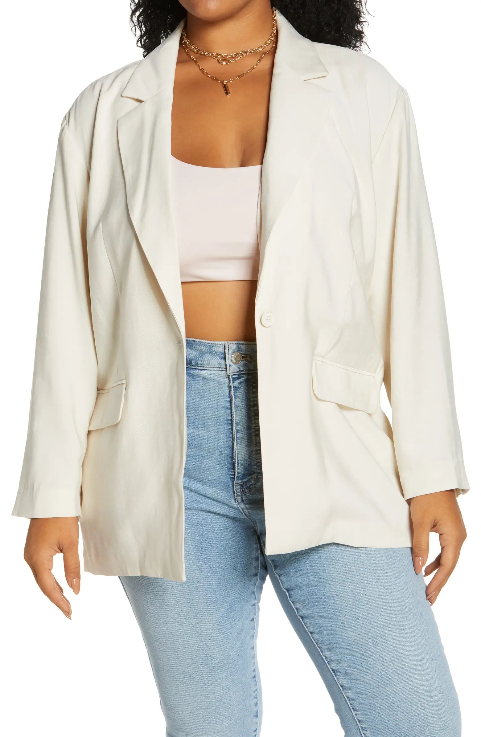 Open Edit Lightweight Blazer | Nordstrom | Nordstrom